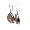 Sterling Silver Rainbow Fluorite Earrings