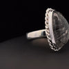Sterling Silver Tourmalated Quartz Ring Size 7
