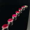 Sterling Silver Ruby Bracelet