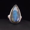 Sterling Silver Labradorite Ring Size 9