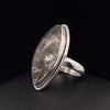 Sterling Silver Tourmalated Quartz Ring Size 7