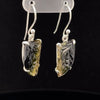 Sterling Silver Carved Watermelon Tourmaline Earrings