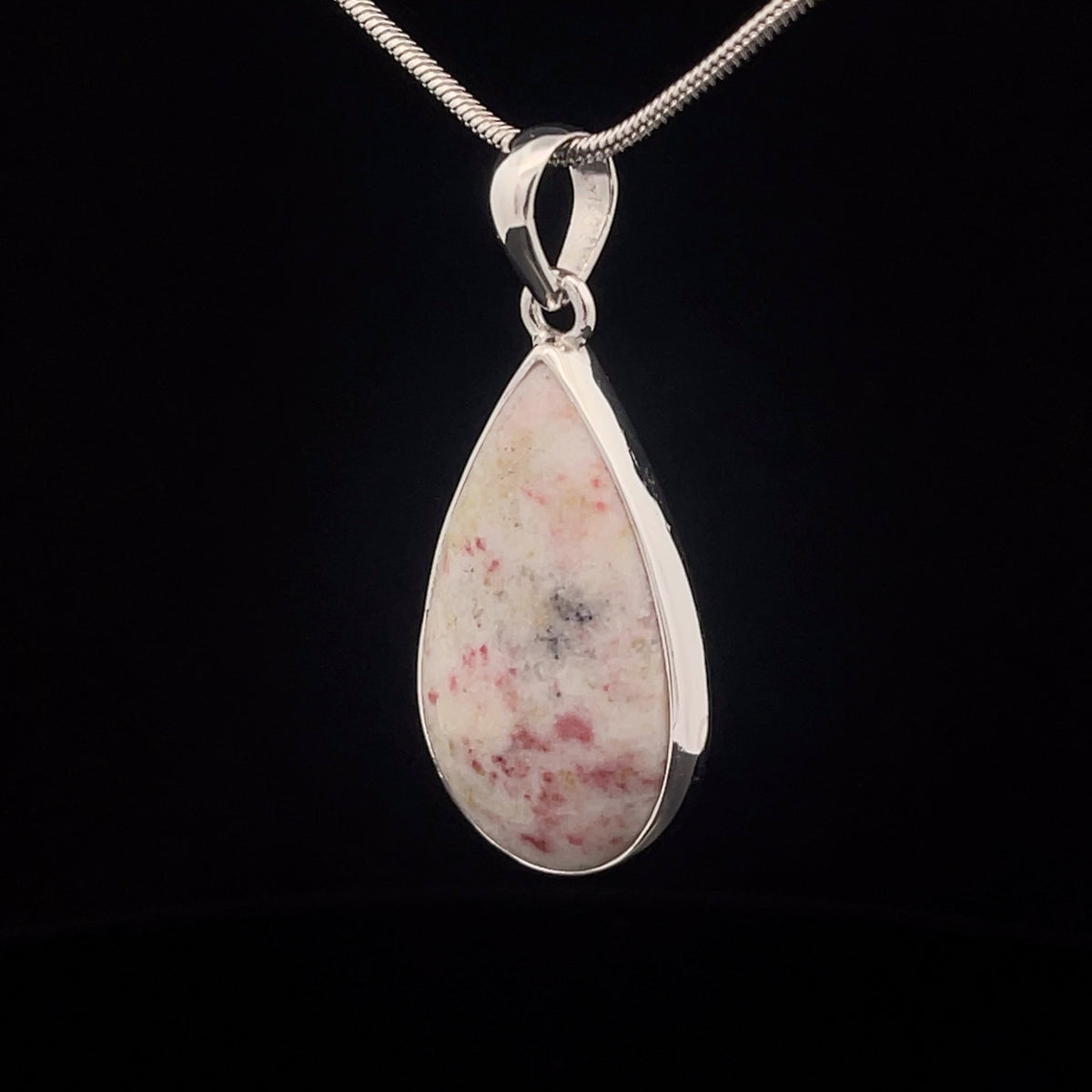 Sterling Silver Cinnabar Pendant