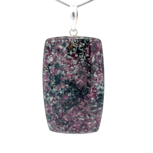 Sterling Silver Eudialyte Pendant