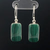 Sterling Silver Malachite Earrings