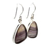 Sterling Silver Rainbow Fluorite Earrings
