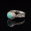Sterling Silver Turquoise Ring Size 11