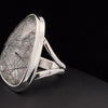 Sterling Silver Tourmalated Quartz Ring Size 5