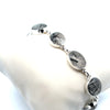 Sterling Silver Tourmalated Quartz Bracelet