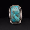 Sterling Silver Kingman Turquoise Ring Size 5