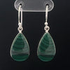 Sterling Silver Malachite Earrings