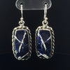 Sterling Silver Sodalite Earrings