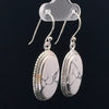 Sterling Silver Howlite Earrings