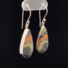 Sterling Silver Bumble Bee Jasper Earrings