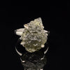 Sterling Silver Moldavite Ring Size 7