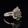 Sterling Silver Moldavite Ring Size 7