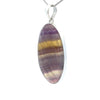 Sterling Silver Rainbow Fluorite Pendant