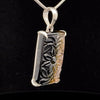 Sterling Silver Carved Watermelon Tourmaline Pendant