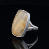 Sterling Silver Rutilated Quartz Ring Size 8