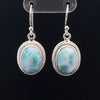 Sterling Silver Larimar Earrings