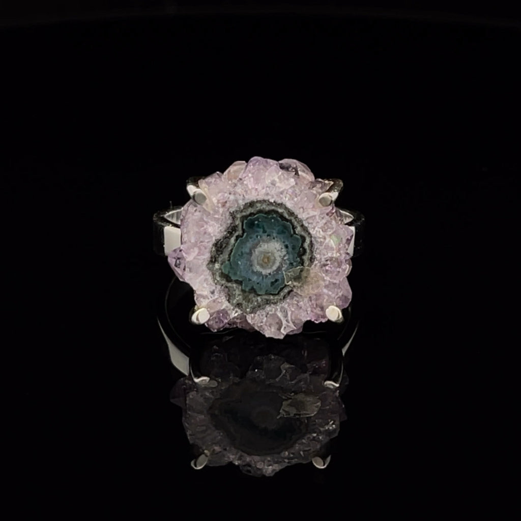 Sterling Silver Stalactite Ring Size 7