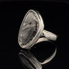 Sterling Silver Tourmalated Quartz Ring Size 8