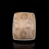 Sterling Silver Large Fossil Coral Ring Adjustable