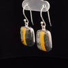 Sterling Silver Bumble Bee Jasper Earrings