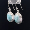 Sterling Silver Larimar Earrings