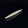 5.5mm Fossilized Mammoth Ivory Carved Septum Tusk