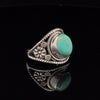 Sterling Silver Kingman Turquoise Ring Size 7