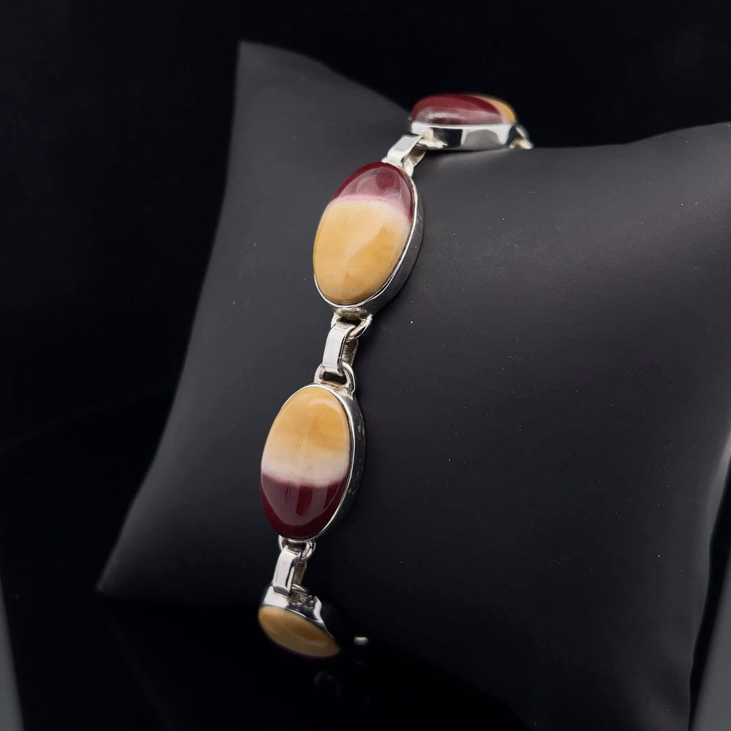 Sterling Silver Mookaite Bracelet