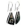Sterling Silver Moss Agate Earrings