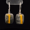 Sterling Silver Bumble Bee Jasper Earrings