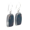 Sterling Silver Bloodstone Earrings