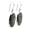 Sterling Silver Moss Agate Earrings