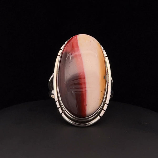 Sterling Silver Mookaite Ring Size 9