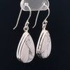 Sterling Silver Howlite Earrings