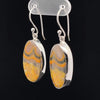 Sterling Silver Bumble Bee Jasper Earrings