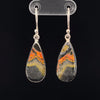 Sterling Silver Bumble Bee Jasper Earrings