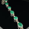 Sterling Silver Emerald Bracelet