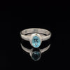 Sterling Silver Swiss Topaz Ring Size 7
