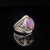 Sterling Silver Copper Purple Turquoise Ring Size 7