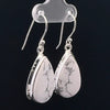 Sterling Silver Howlite Earrings