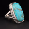 Sterling Silver Kingman Turquoise Ring Size 7