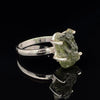 Sterling Silver Moldavite Ring Size 7