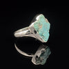Sterling Silver Raw Turquoise Ring Size 6