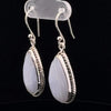 Sterling Silver Blue Lace Agate Earrings