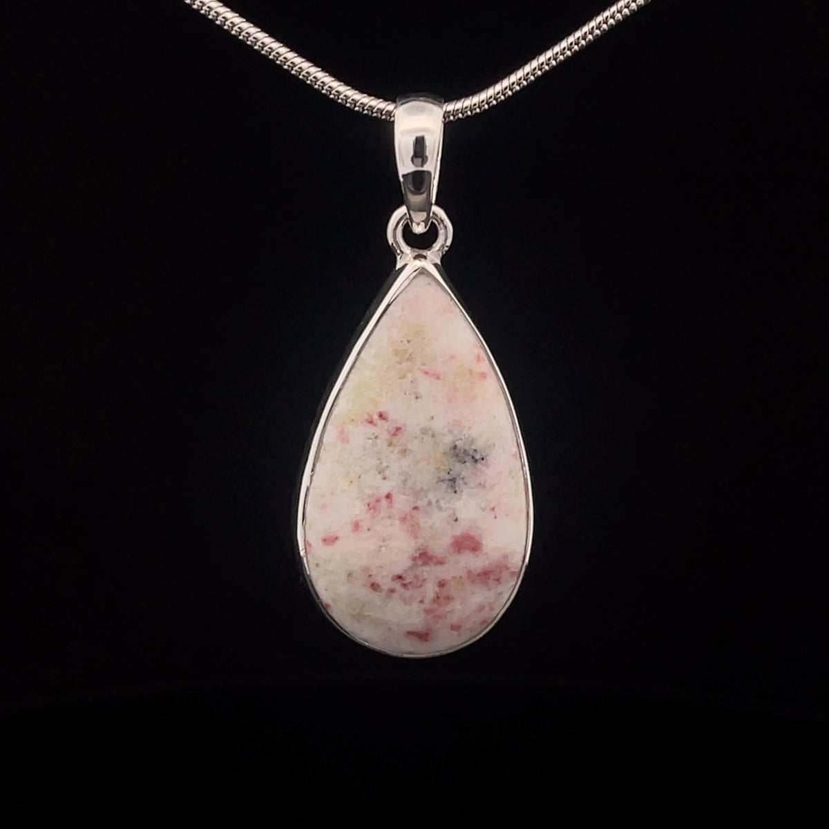 Sterling Silver Cinnabar Pendant
