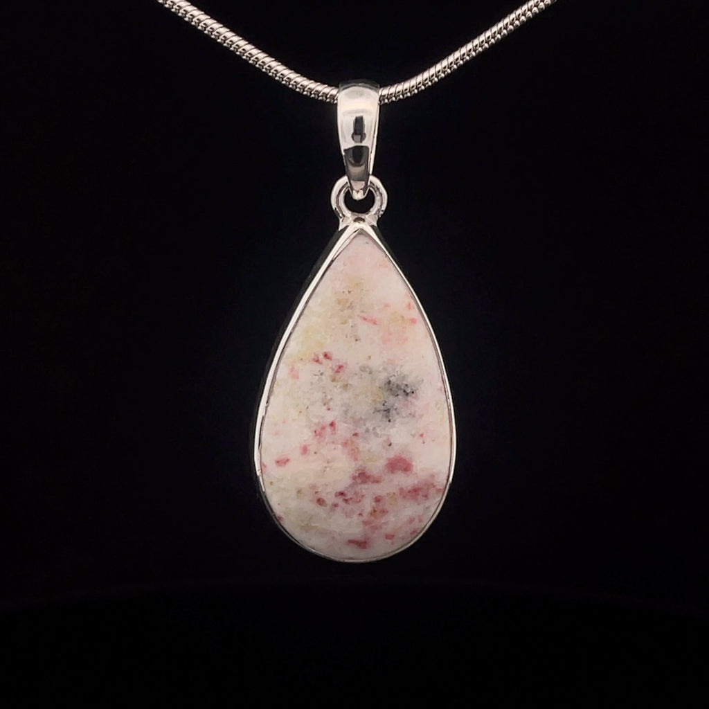 Sterling Silver Cinnabar Pendant